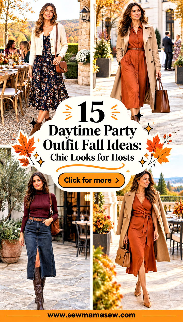 15 Daytime Party Outfit Fall Ideas Chic Looks for Hosts - 15 Daytime Party Outfit Fall Ideas: Chic Looks for Hosts