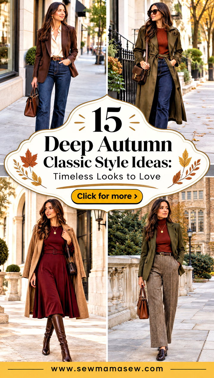 15 Deep Autumn Classic Style Ideas Timeless Looks to Love - 15 Deep Autumn Classic Style Ideas: Timeless Looks to Love