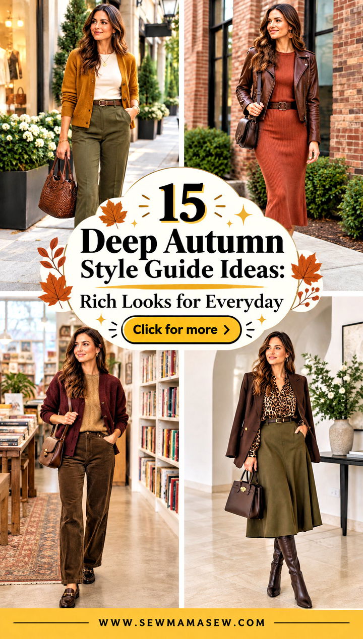 15 Deep Autumn Style Guide Ideas Rich Looks for Everyday - 15 Deep Autumn Style Guide Ideas: Rich Looks for Everyday