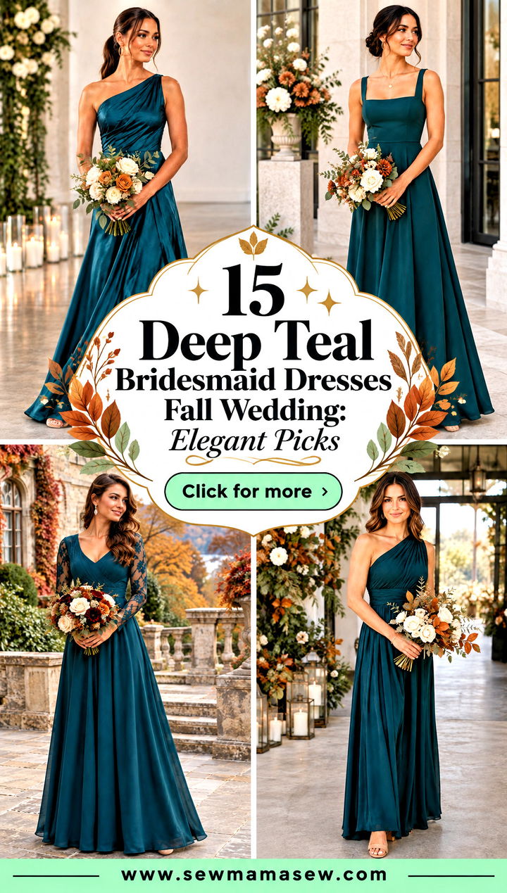 15 Deep Teal Bridesmaid Dresses Fall Wedding Elegant Picks - 15 Deep Teal Bridesmaid Dresses Fall Wedding: Elegant Picks