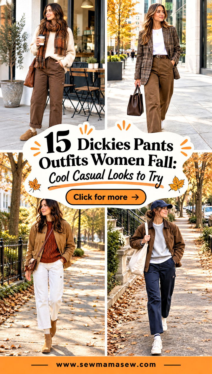 15 Dickies Pants Outfits Women Fall Cool Casual Looks to Try - 15 Dickies Pants Outfits Women Fall: Cool Casual Looks to Try
