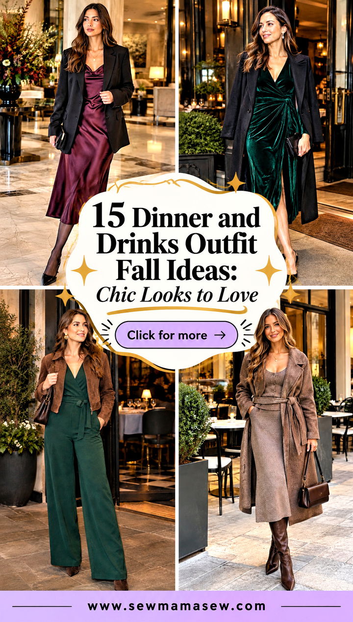 15 Dinner and Drinks Outfit Fall Ideas Chic Looks to Love - 15 Dinner and Drinks Outfit Fall Ideas: Chic Looks to Love