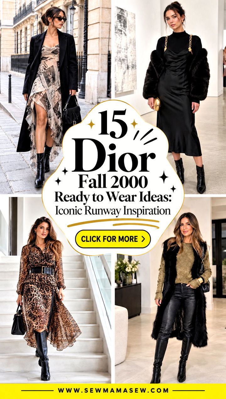 15 Dior Fall 2000 Ready to Wear Ideas Iconic Runway Inspiration - 15 Dior Fall 2000 Ready to Wear Ideas: Iconic Runway Inspiration