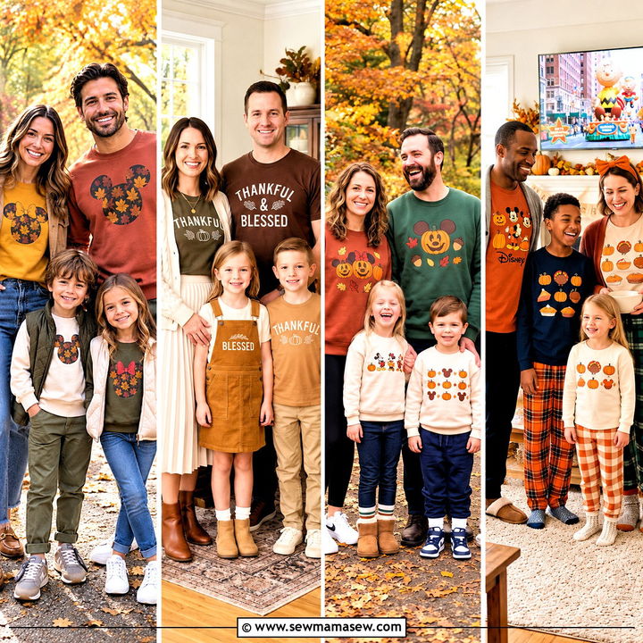 15 Disney Family Shirts Thanksgiving: Cute Matching Family Picks