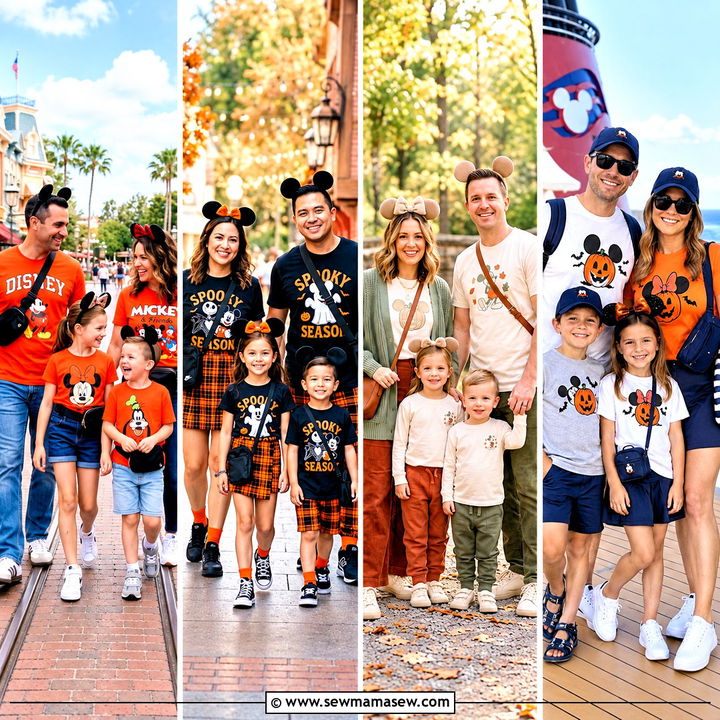 15 Disney October Family Shirts for Magical Park Photos