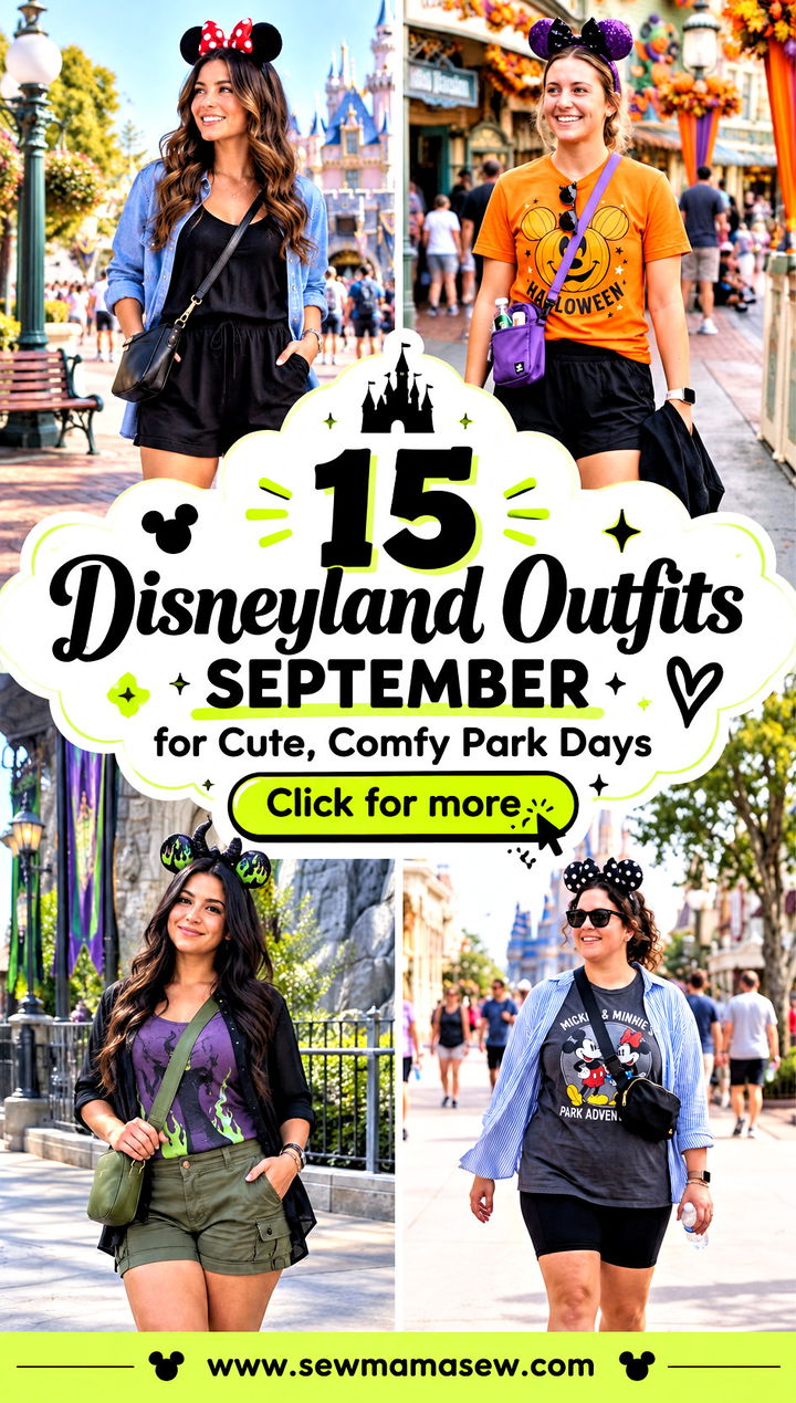 15 Disneyland Outfits September for Cute Comfy Park Days - 15 Disneyland Outfits September for Cute, Comfy Park Days