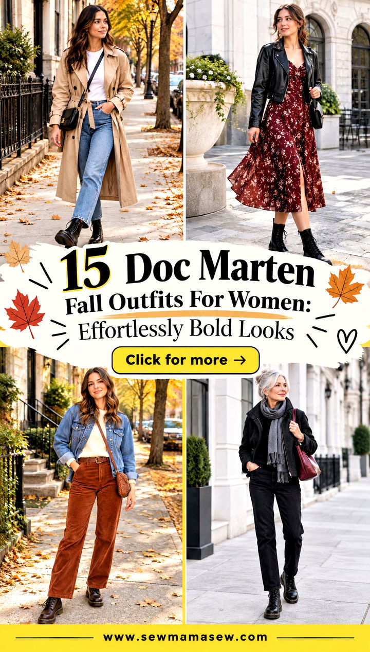 15 Doc Marten Fall Outfits For Women Effortlessly Bold Looks - 15 Doc Marten Fall Outfits For Women: Effortlessly Bold Looks