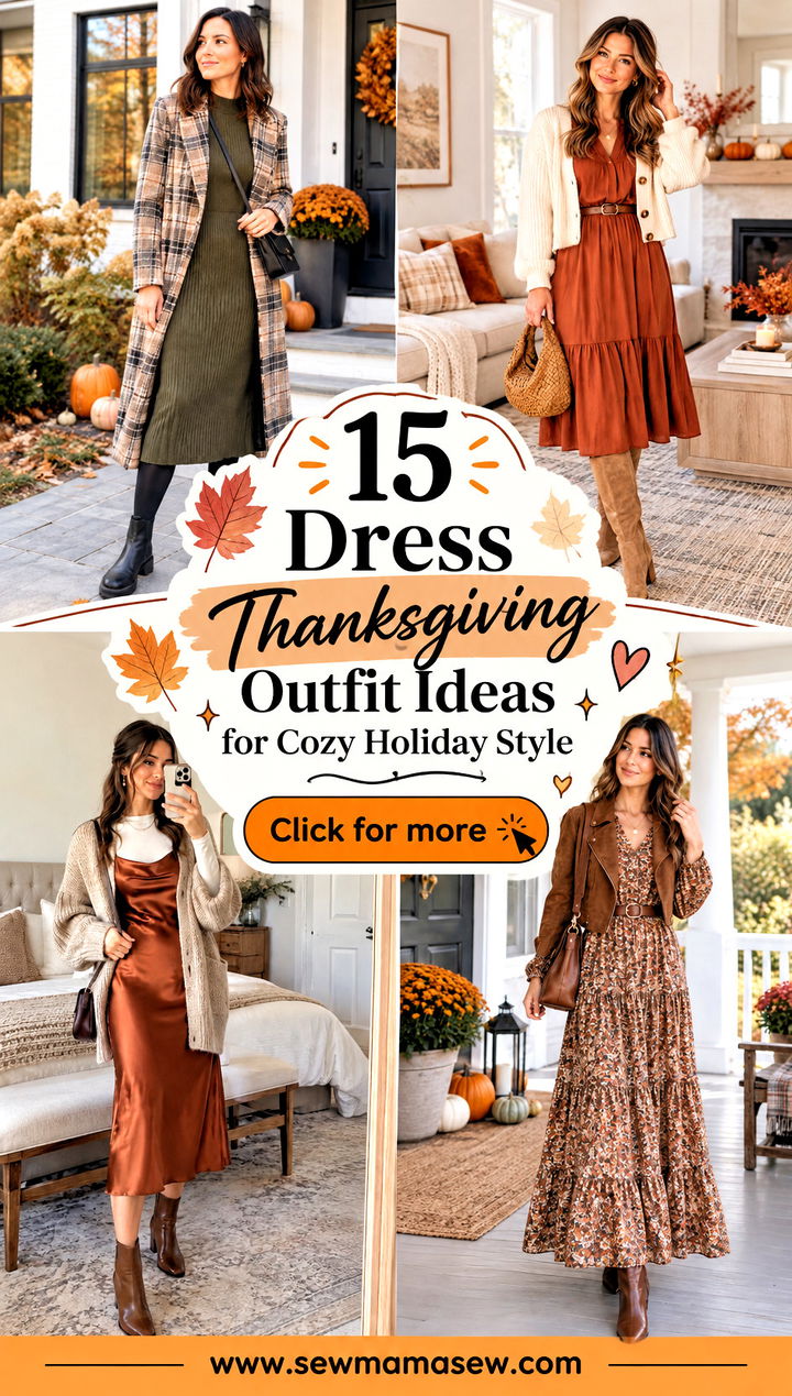 15 Dress Thanksgiving Outfit Ideas for Cozy Holiday Style - 15 Dress Thanksgiving Outfit Ideas for Cozy Holiday Style