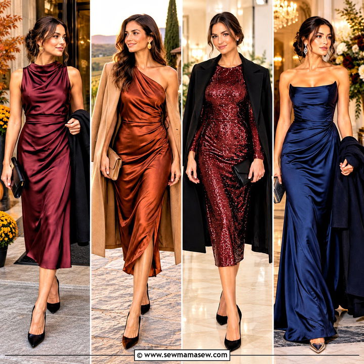 15 Dress To Wear To Fall Wedding Ideas for Elegant Guests