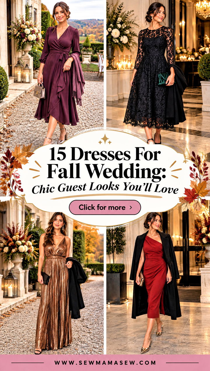 15 Dresses For Fall Wedding Chic Guest Looks Youll Love - 15 Dresses For Fall Wedding: Chic Guest Looks You'll Love