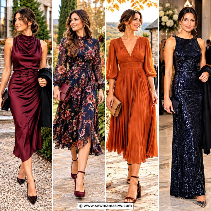 15 Dresses For October Wedding Guest: Elegant Autumn Picks