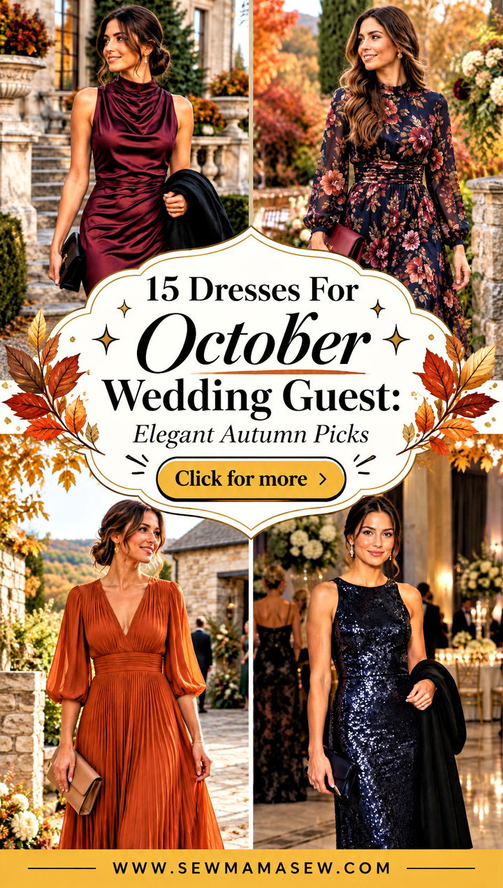 15 Dresses For October Wedding Guest Elegant Autumn Picks - 15 Dresses For October Wedding Guest: Elegant Autumn Picks