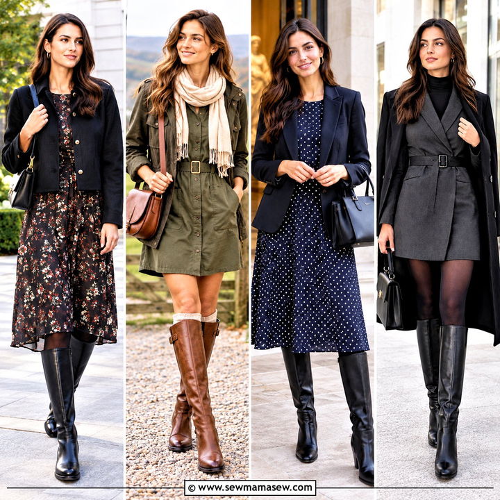 15 Dresses With Riding Boots Fall: Chic Weekend Favorites