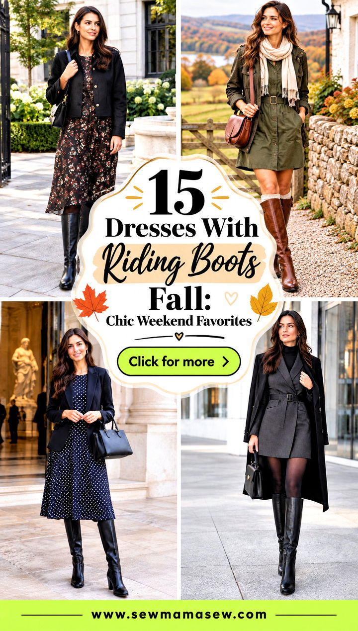 15 Dresses With Riding Boots Fall Chic Weekend Favorites - 15 Dresses With Riding Boots Fall: Chic Weekend Favorites