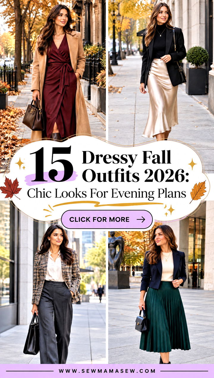 15 Dressy Fall Outfits 2026 Chic Looks For Evening Plans - 15 Dressy Fall Outfits 2026: Chic Looks For Evening Plans