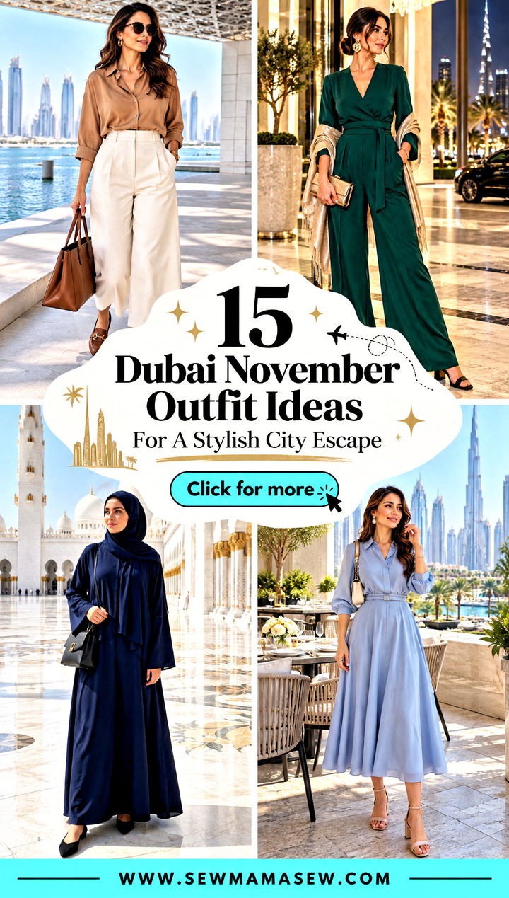 15 Dubai November Outfit Ideas For A Stylish City Escape - 15 Dubai November Outfit Ideas For A Stylish City Escape