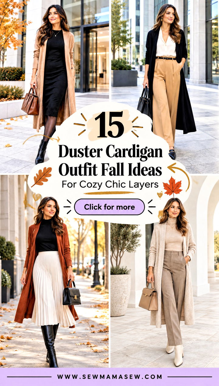 15 Duster Cardigan Outfit Fall Ideas For Cozy Chic Layers - 15 Duster Cardigan Outfit Fall Ideas For Cozy Chic Layers