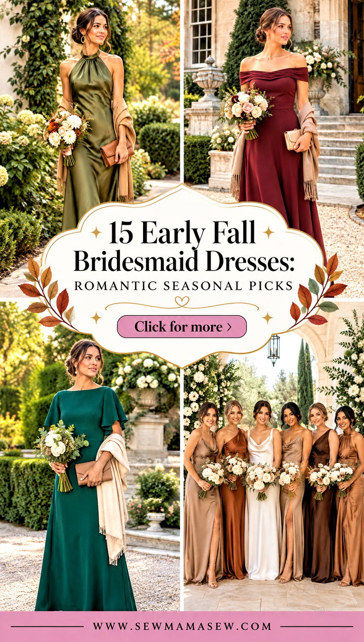 15 Early Fall Bridesmaid Dresses Romantic Seasonal Picks - 15 Early Fall Bridesmaid Dresses: Romantic Seasonal Picks