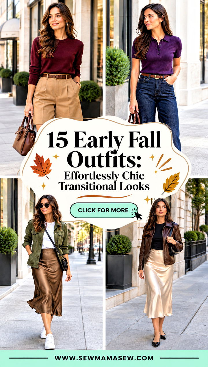 15 Early Fall Outfits Effortlessly Chic Transitional Looks - 15 Early Fall Outfits: Effortlessly Chic Transitional Looks