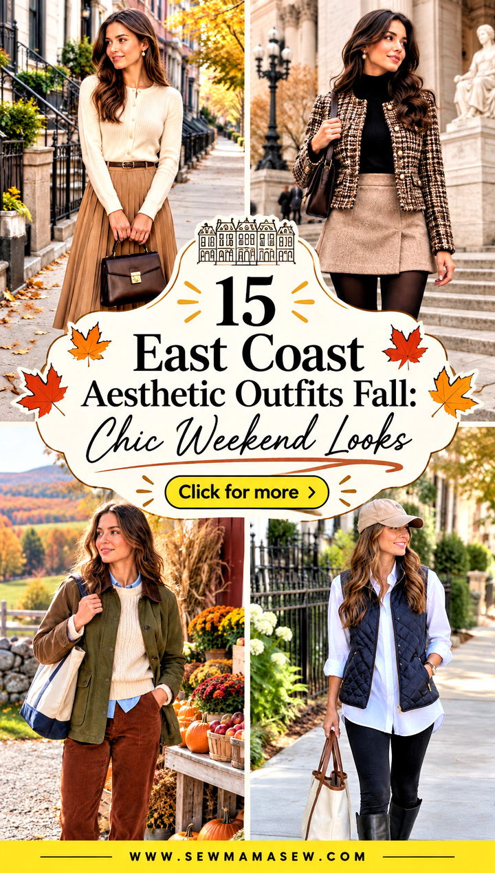 15 East Coast Aesthetic Outfits Fall Chic Weekend Looks - 15 East Coast Aesthetic Outfits Fall: Chic Weekend Looks
