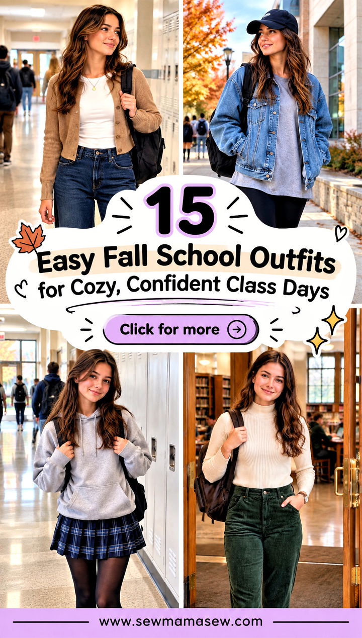 15 Easy Fall School Outfits for Cozy Confident Class Days - 15 Easy Fall School Outfits for Cozy, Confident Class Days