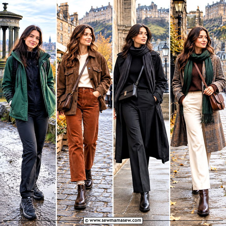 15 Edinburgh October Outfit Ideas for Cozy City Exploring