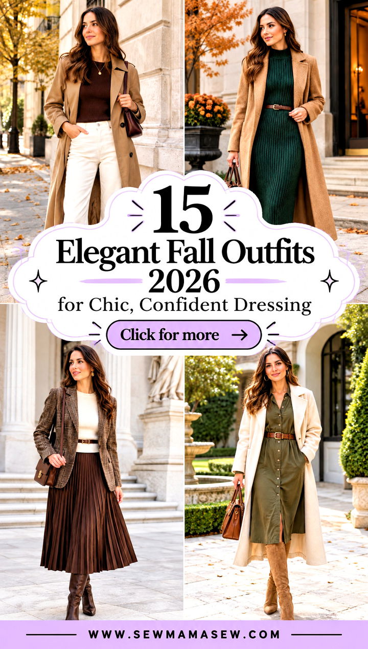 15 Elegant Fall Outfits 2026 for Chic Confident Dressing - 15 Elegant Fall Outfits 2026 for Chic, Confident Dressing