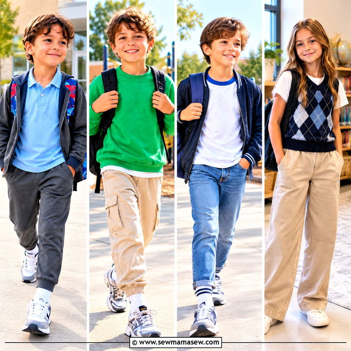 15 Elementary Back to School Outfits for Happy First Days