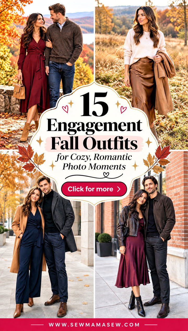 15 Engagement Fall Outfits for Cozy Romantic Photo Moments - 15 Engagement Fall Outfits for Cozy, Romantic Photo Moments