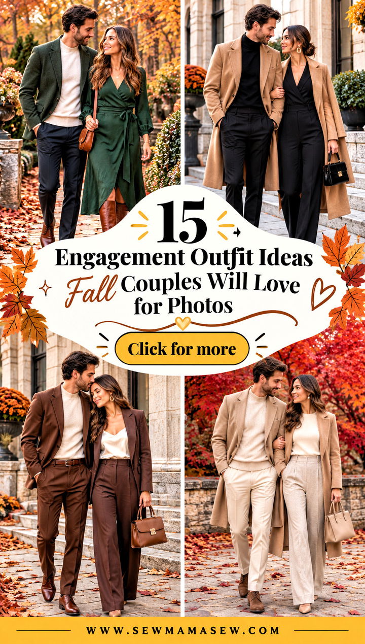 15 Engagement Outfit Ideas Fall Couples Will Love for Photos - 15 Engagement Outfit Ideas Fall Couples Will Love for Photos