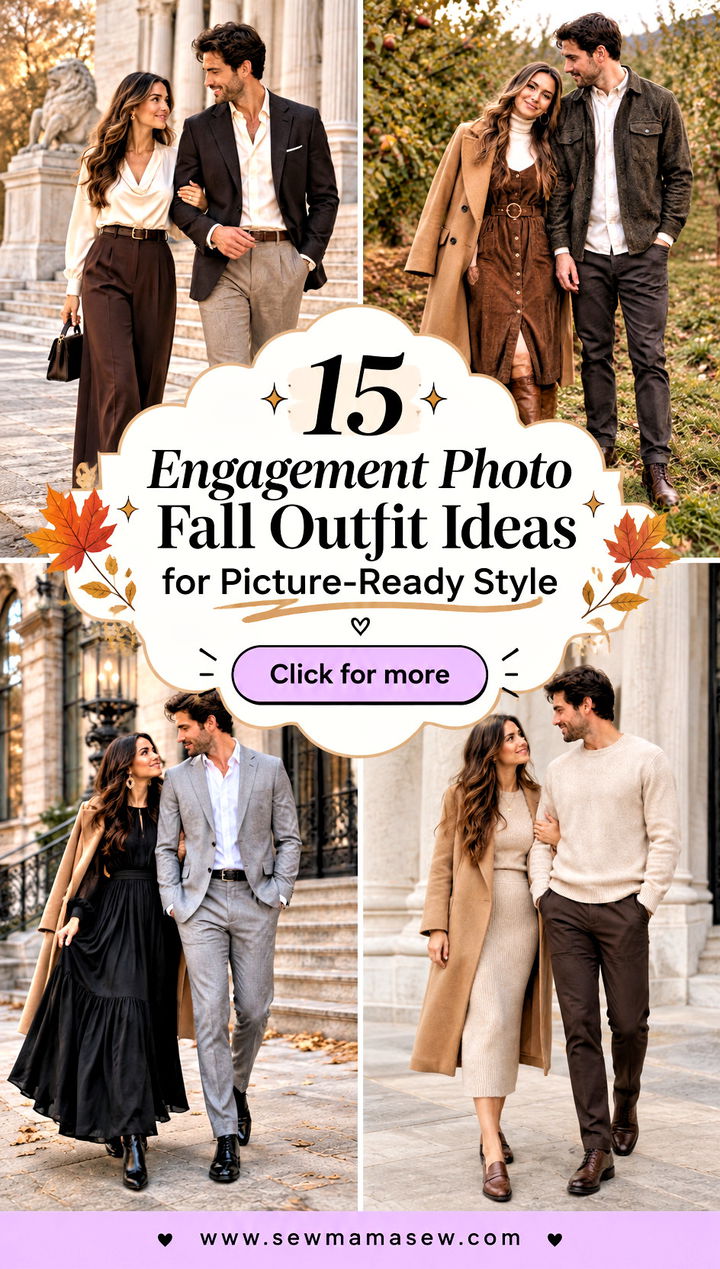15 Engagement Photo Fall Outfit Ideas for Picture-Ready Style - 15 Engagement Photo Fall Outfit Ideas for Picture-Ready Style