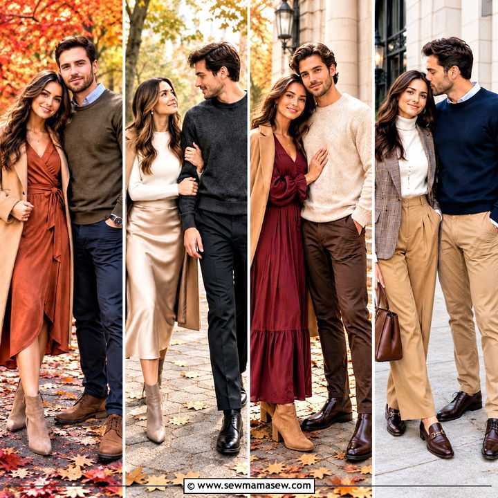 15 Engagement Photo Outfit Ideas Fall: Cozy Couple Style