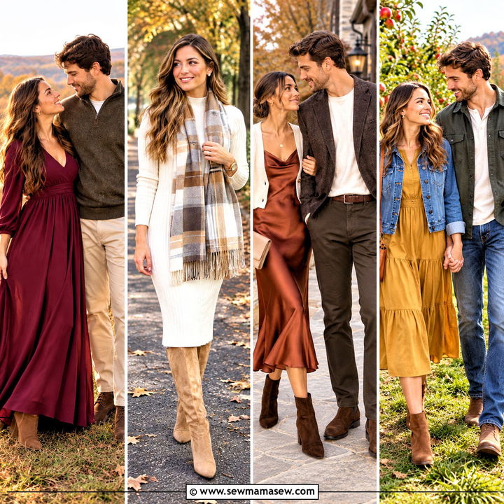 15 Engagement Photos Dress Fall Ideas: Dreamy Autumn Style