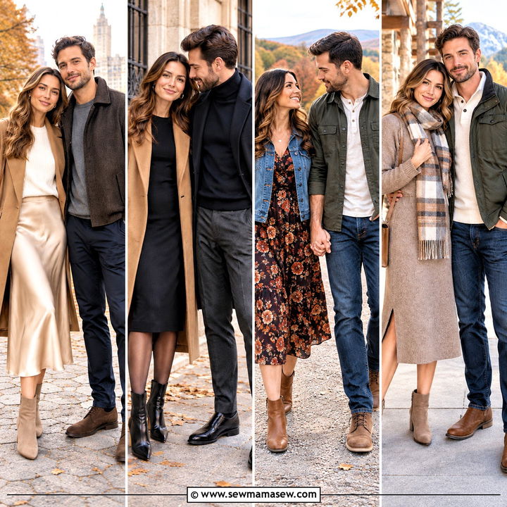 15 Engagement Photos Outfits Autumn: Cozy Couple Favorites