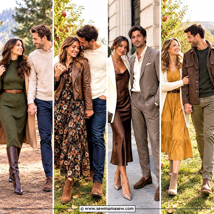 15 Engagement Photos Outfits Fall Dresses: Romantic Picks