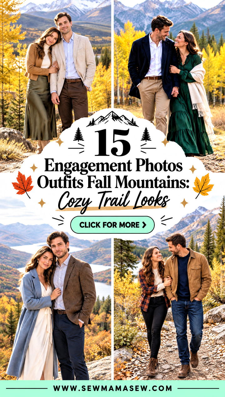 15 Engagement Photos Outfits Fall Mountains Cozy Trail Looks - 15 Engagement Photos Outfits Fall Mountains: Cozy Trail Looks