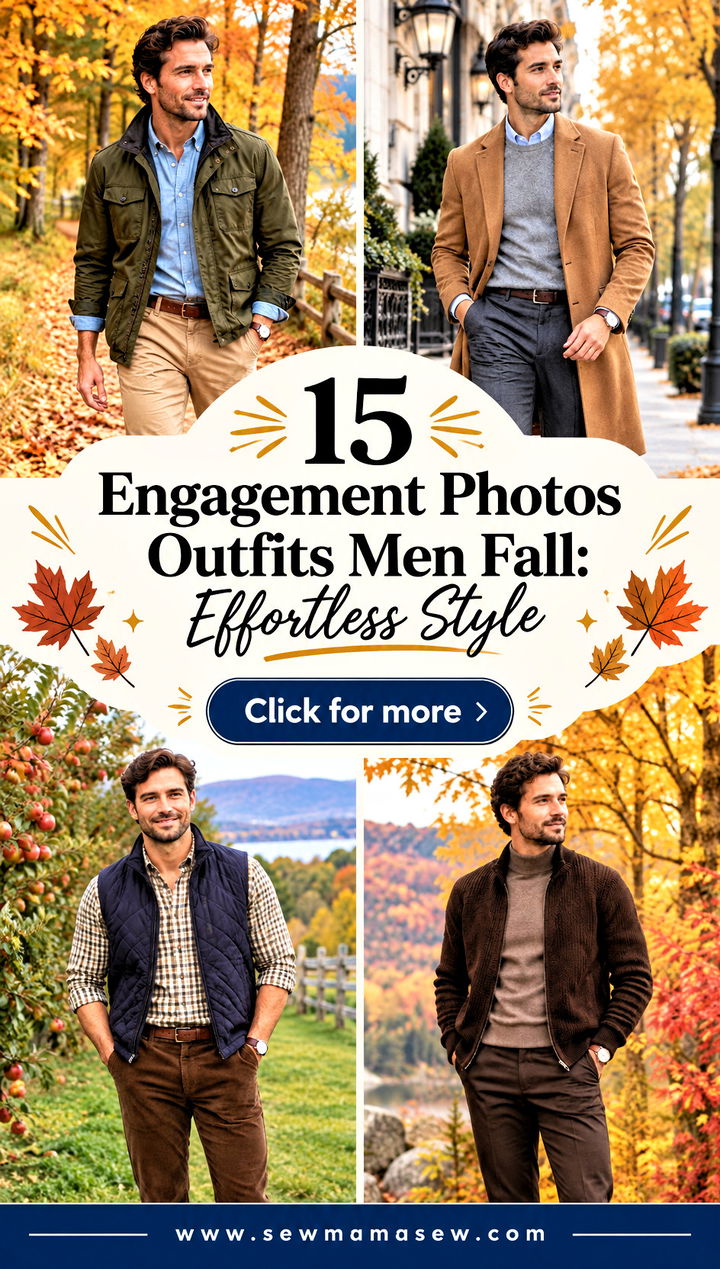 15 Engagement Photos Outfits Men Fall Effortless Style - 15 Engagement Photos Outfits Men Fall: Effortless Style