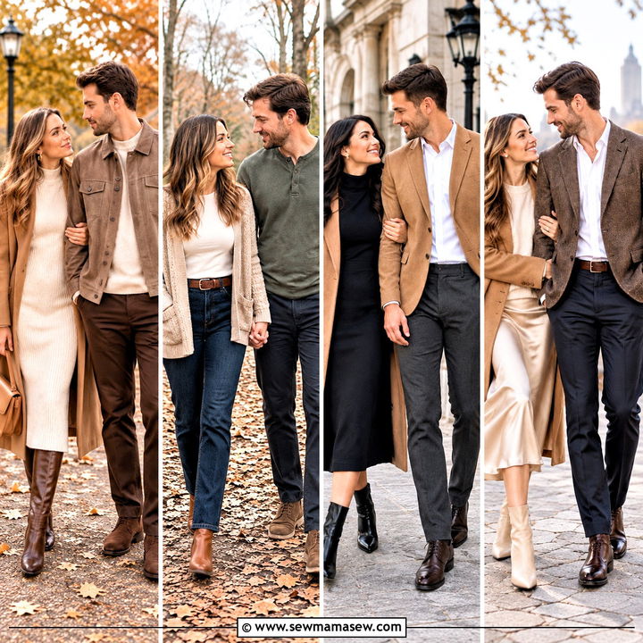 15 Engagement Photos Outfits November: Cozy Romantic Looks