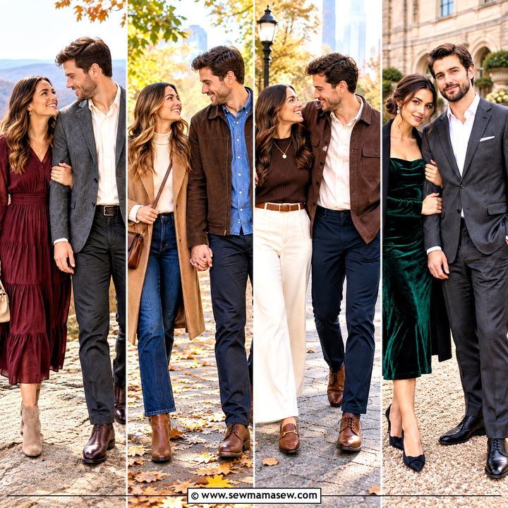 15 Engagement Photos Outfits October: Dreamy Foliage Looks
