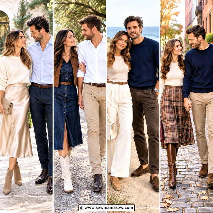 15 Engagement Photos Outfits September: Charming Fall Style