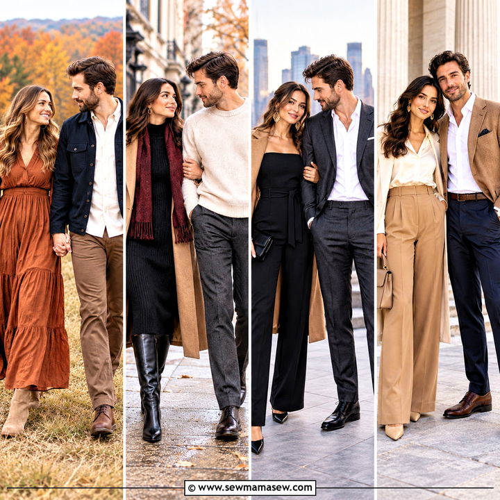 15 Engagement Photoshoot Fall Outfits: Cozy Couple Looks