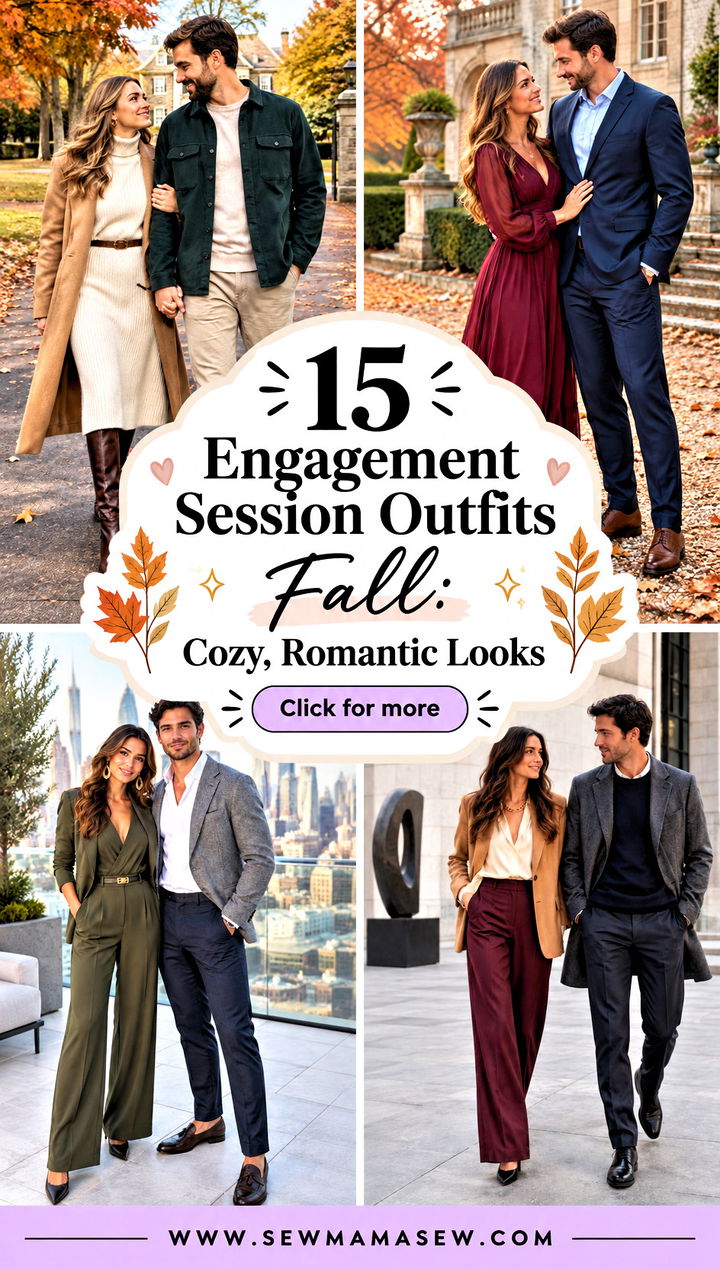 15 Engagement Session Outfits Fall Cozy Romantic Looks - 15 Engagement Session Outfits Fall: Cozy, Romantic Looks