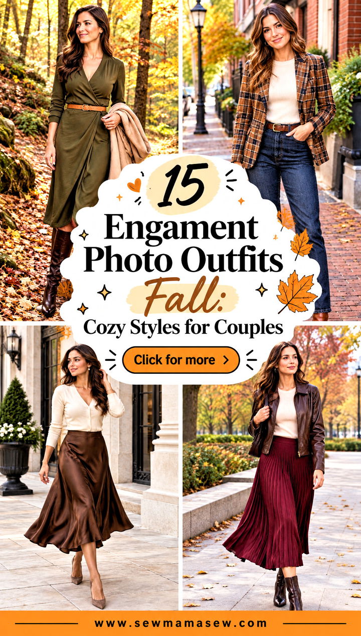 15 Engament Photo Outfits Fall Cozy Styles for Couples - 15 Engament Photo Outfits Fall: Cozy Styles for Couples