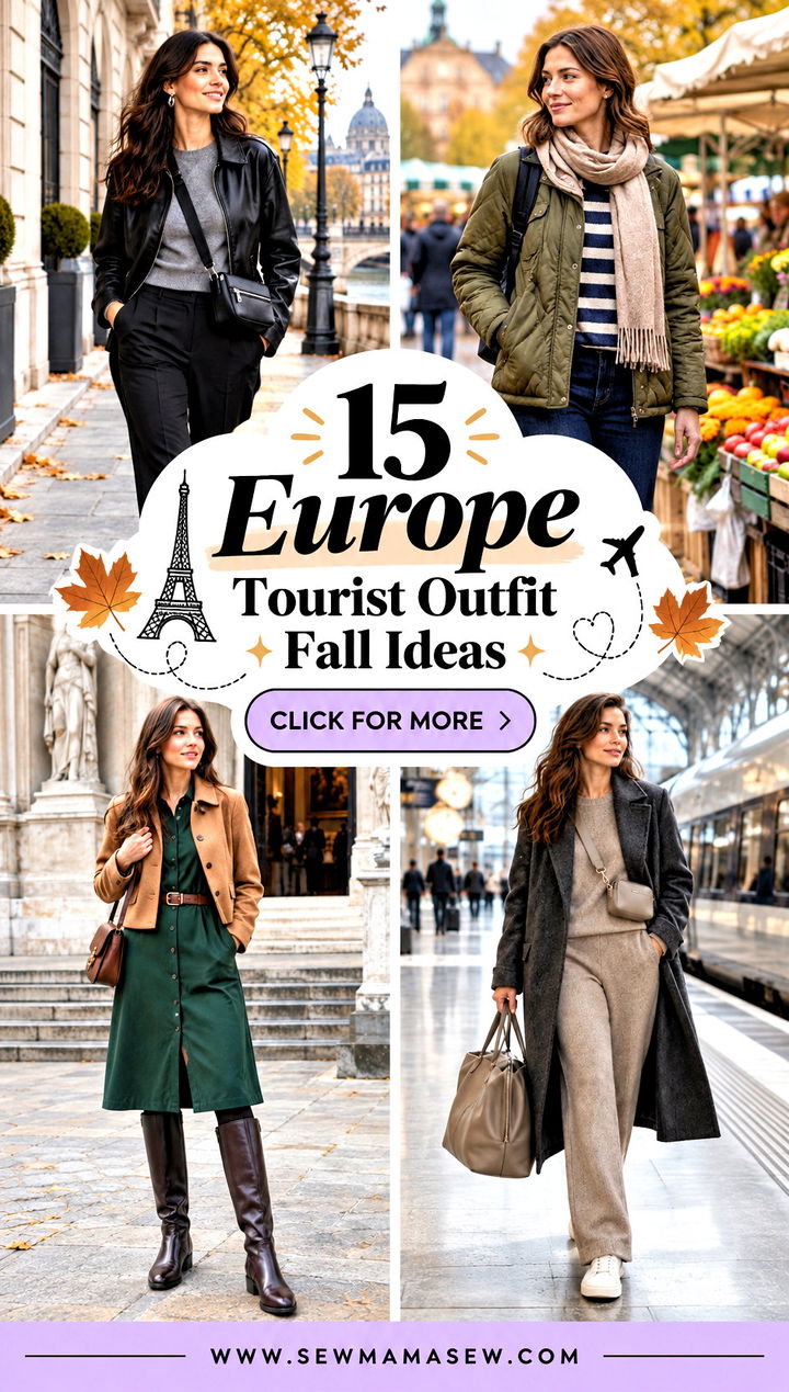 15 Europe Tourist Outfit Fall Ideas for Chic City Walks - 15 Europe Tourist Outfit Fall Ideas for Chic City Walks