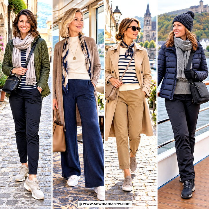 15 European River Cruise Wardrobe Fall Ideas to Pack Smart