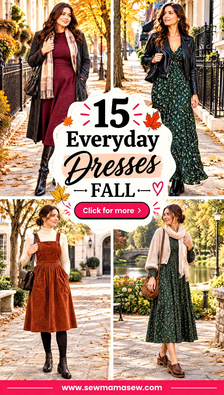 15 Everyday Dresses Fall Lovers Can Style for Cozy Days - 15 Everyday Dresses Fall Lovers Can Style for Cozy Days