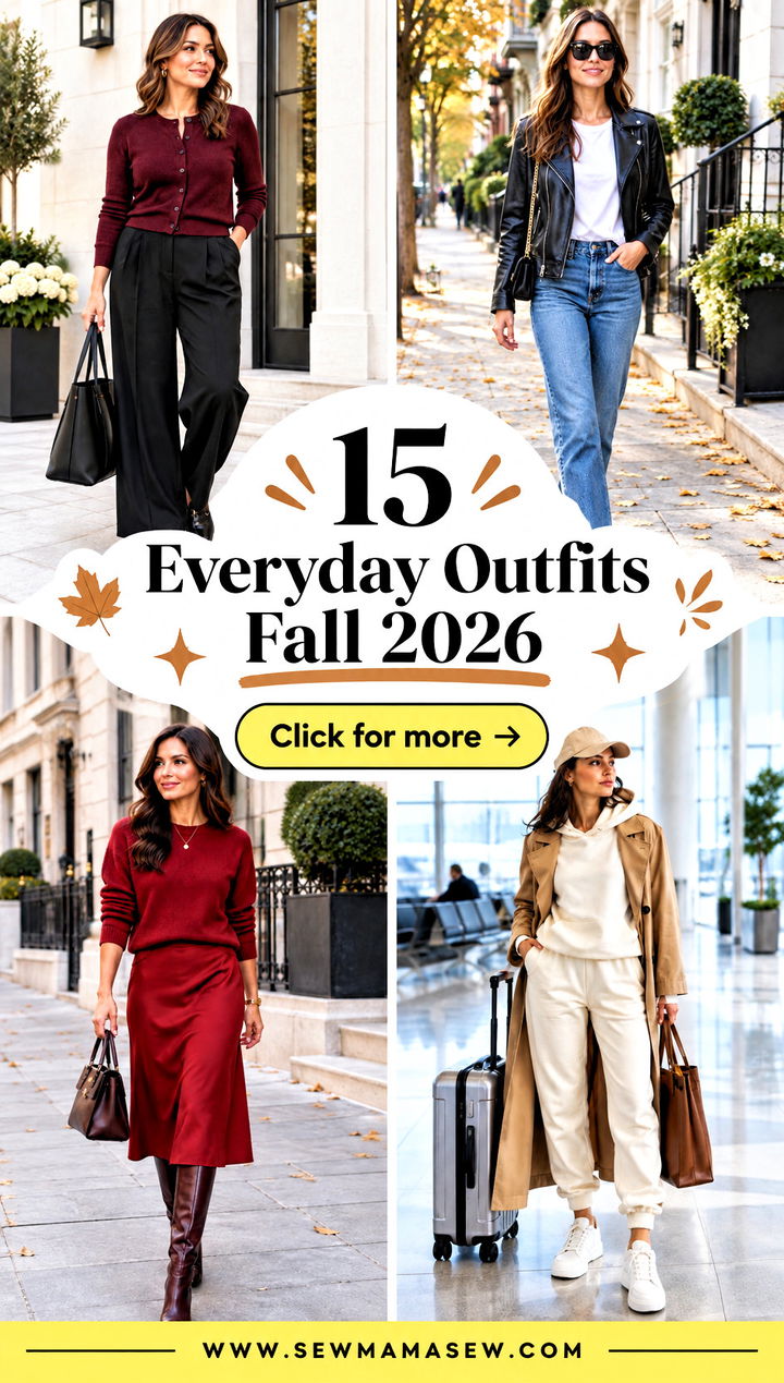 15 Everyday Outfits Fall 2026 for Effortless Cozy Style - 15 Everyday Outfits Fall 2026 for Effortless, Cozy Style