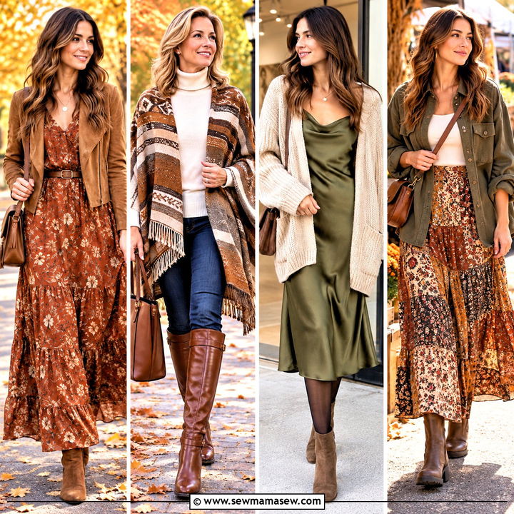 15 Fall 2026 Boho Fashion Ideas for Cozy, Free-Spirited Style