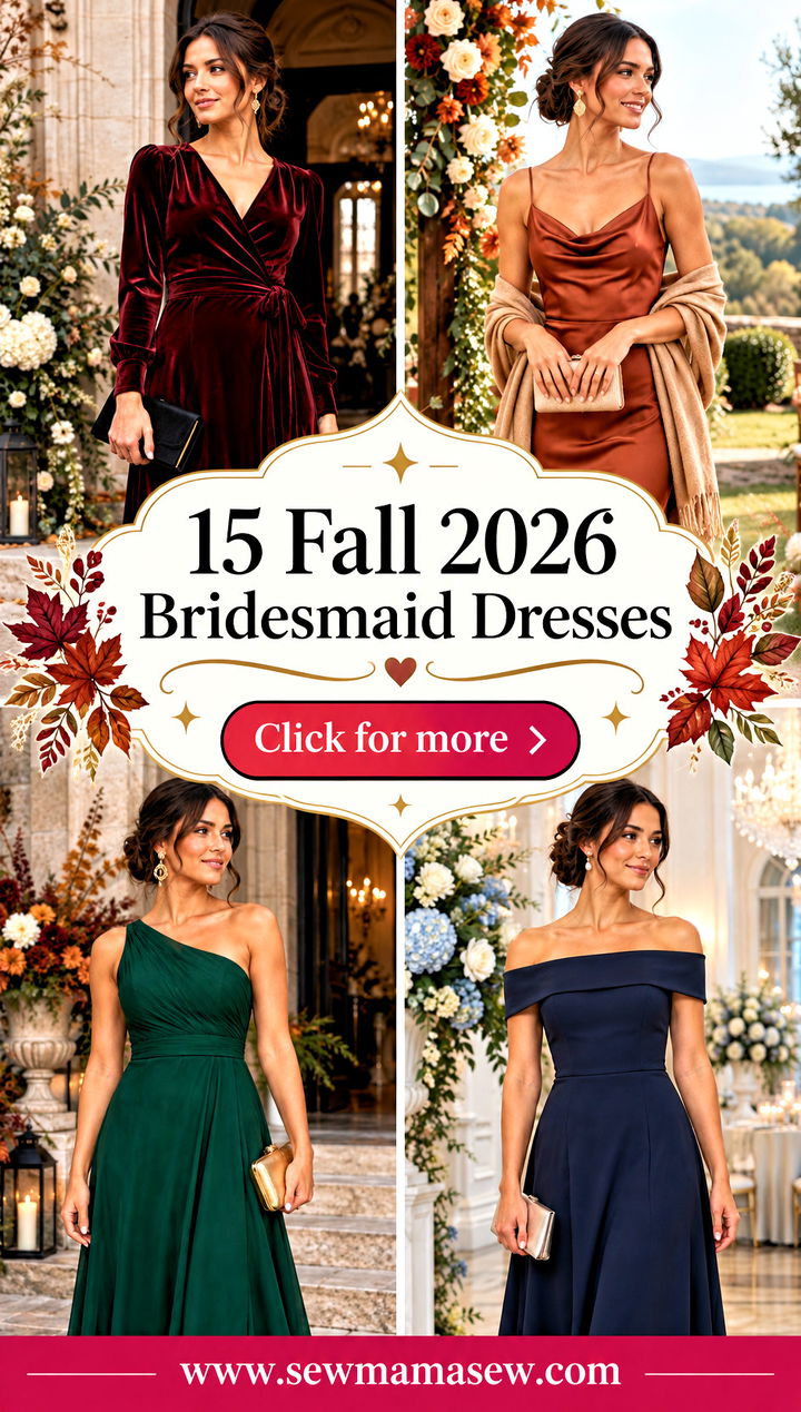 15 Fall 2026 Bridesmaid Dresses for a Romantic Wedding Day - 15 Fall 2026 Bridesmaid Dresses for a Romantic Wedding Day