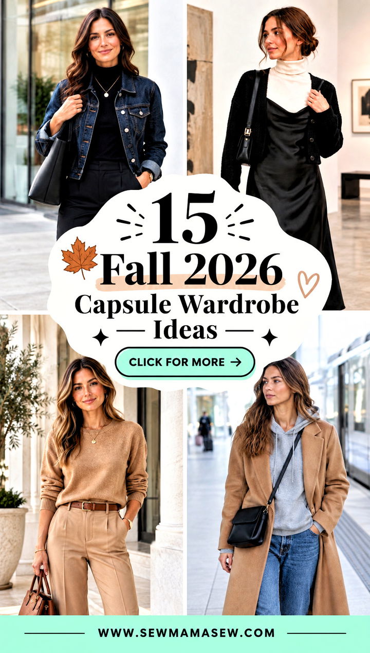 15 Fall 2026 Capsule Wardrobe Ideas for Effortless Style - 15 Fall 2026 Capsule Wardrobe Ideas for Effortless Style